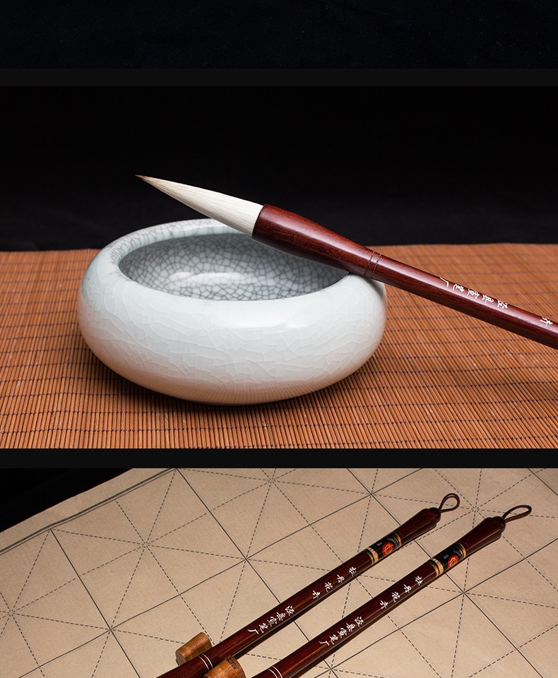 艺书坊安徽泾县宣笔古法手工制作国画兼毫毛笔专用写意初学行楷书法