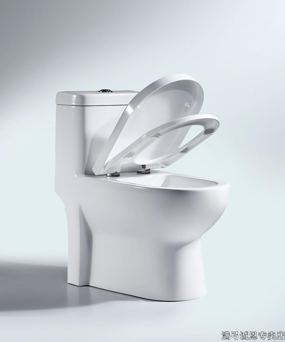 直排马桶座厕马桶直排式马桶直冲式马桶冲落式家用卫生间防堵直排节水