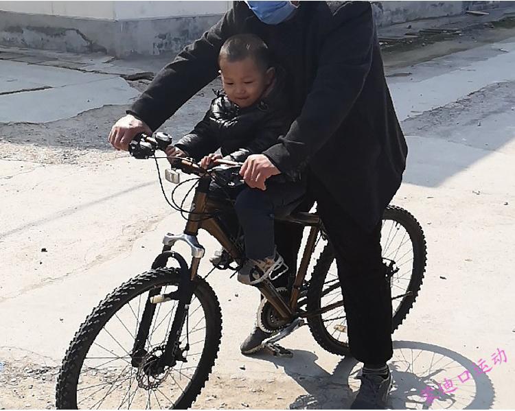 自行车儿童前置座椅山地车单车前杠宝宝小孩儿快拆装凳子前座座椅安装
