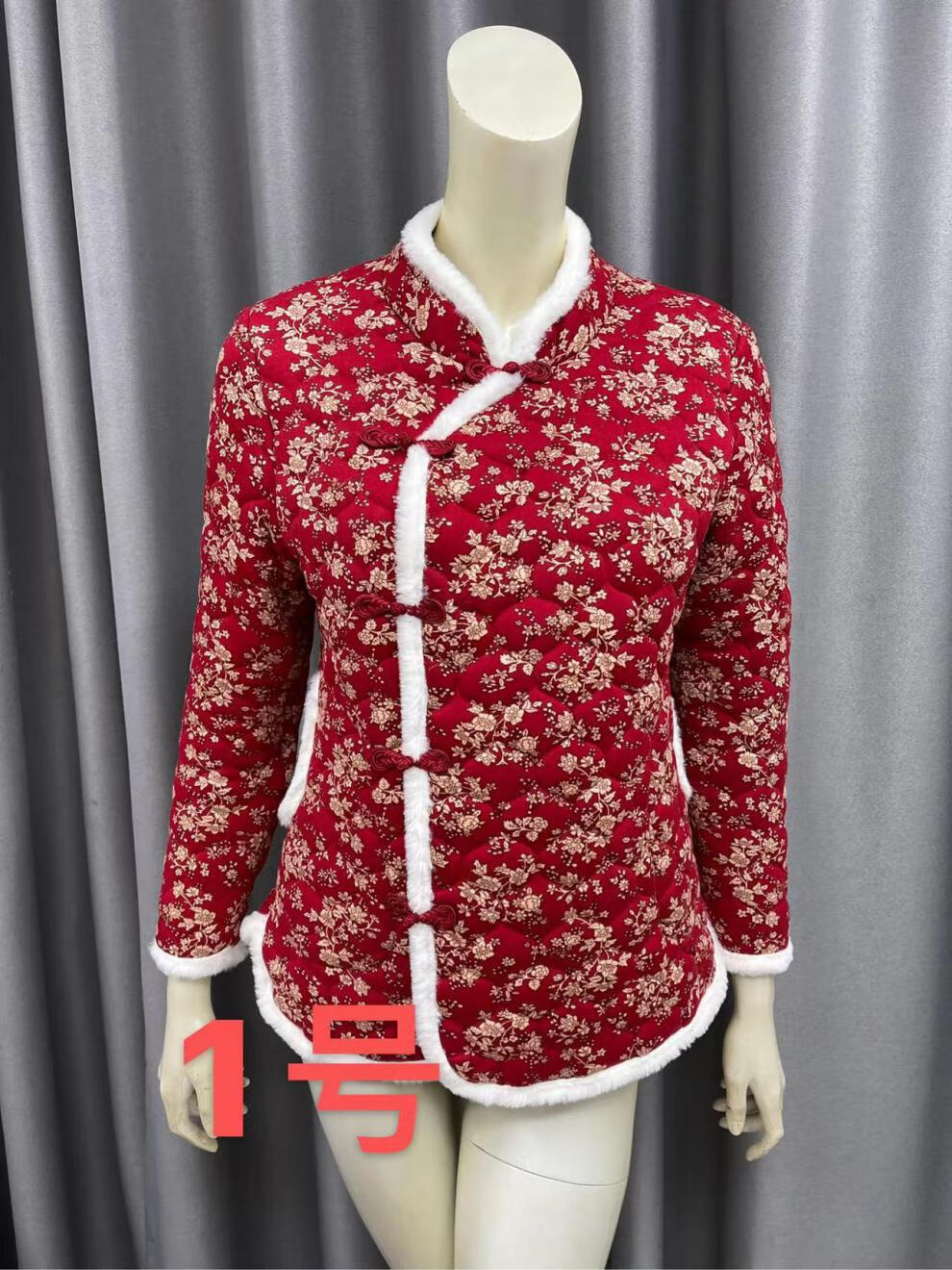 小花棉袄花棉袄东北东北花棉袄 东北花棉袄女 东北棉袄 碎花棉袄东北