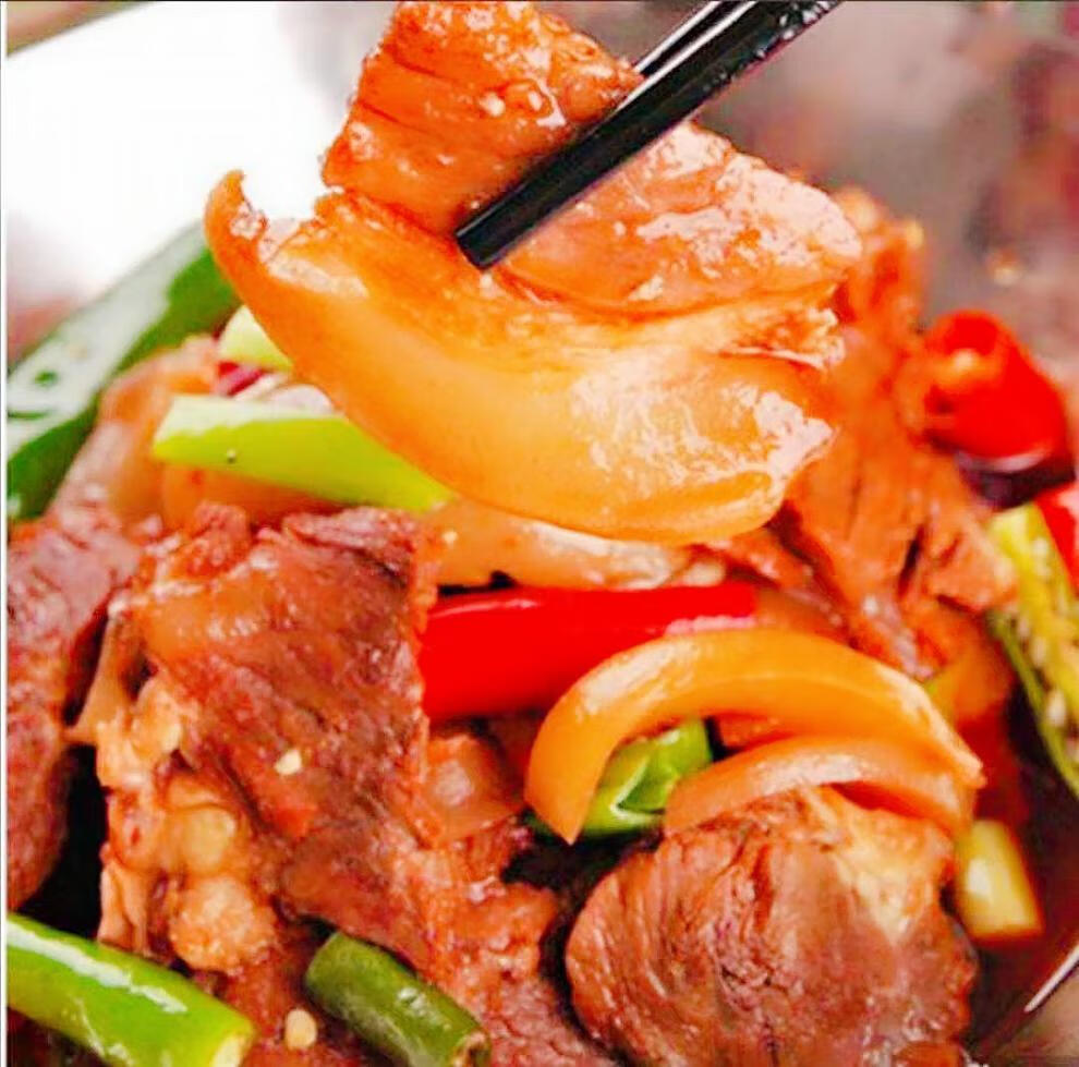 新鲜带皮牛腩肉农家散养现杀黄牛带皮牛肉牛后腿肉冷冻黄牛肉瘦肉带皮