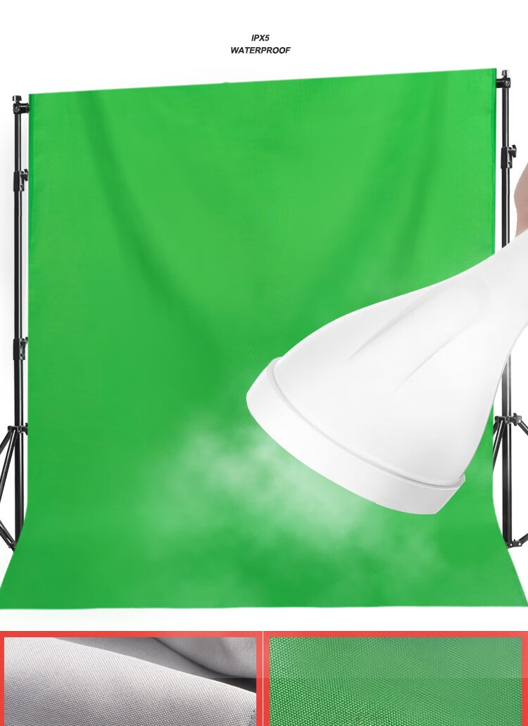 抠像布背景布影视剧组演播室直播间背景墙绿布抠图大尺寸定制款 绿色