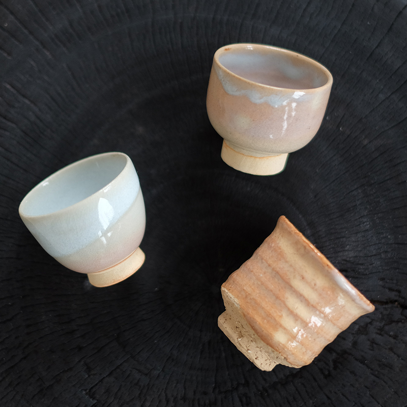 沸福(feifull){日本萩烧}【寂境】匠人茶器作者器物手工拉坯手作壶杯