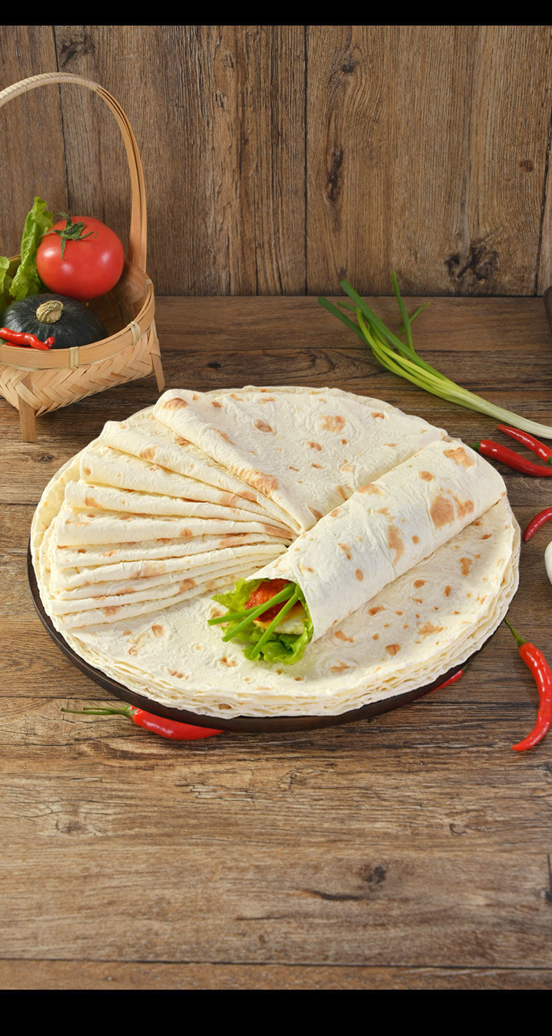 上海可发山东手工单饼烙馍烙饼卷饼煎饼烤肉饼手抓饼鸡肉卷饼馒头早餐