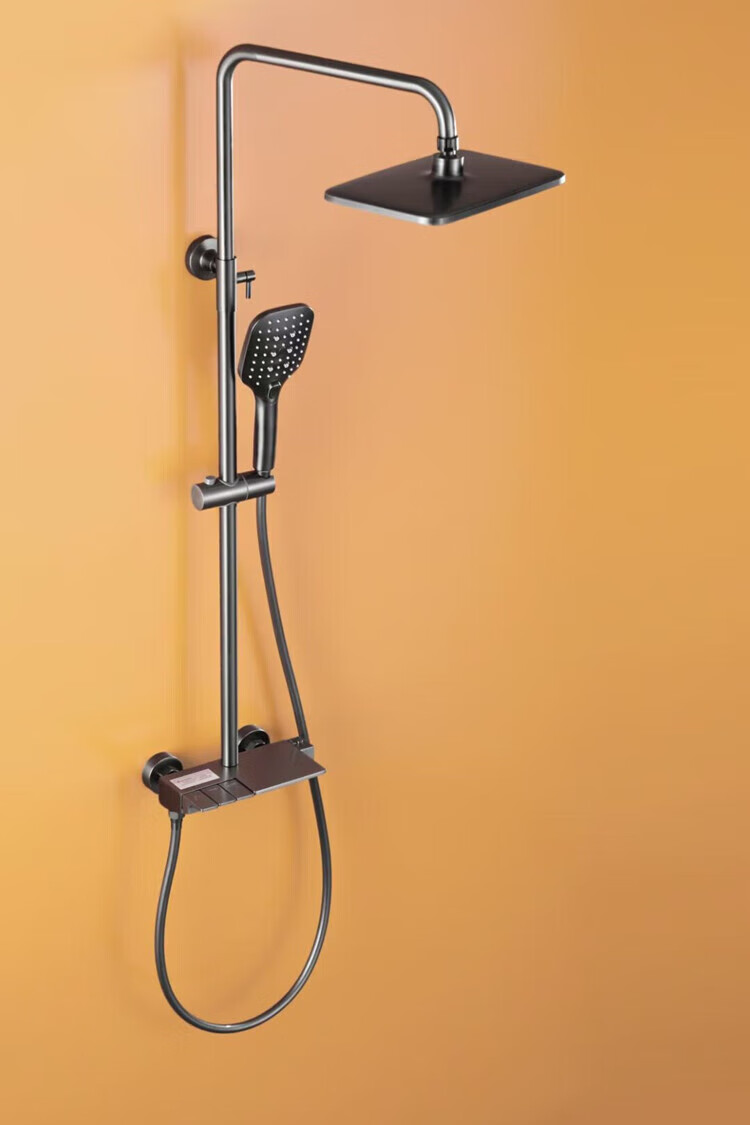 科勒(kohler)科勒(kohler)淋浴花洒套装恒温黄铜白色枪灰浴室卫浴沐浴