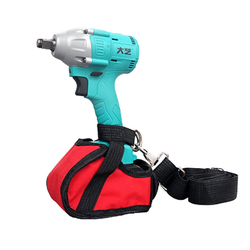 电动扳手大艺通用两用挂钩架子工木工电池包加厚背带肩带腰包 【电池