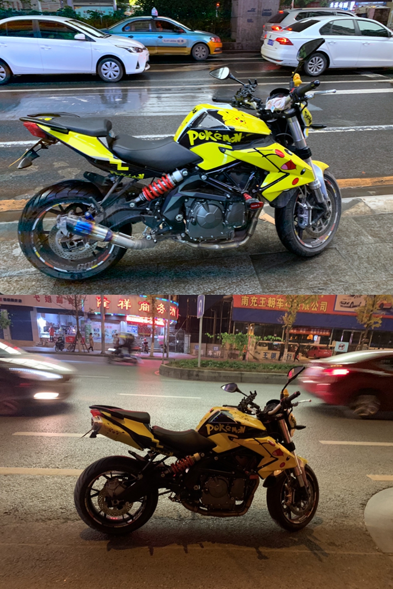 黄龙600摩托车版画贝纳利bj bn tnt贴纸摩托全车贴膜贴花版花拉花 4号