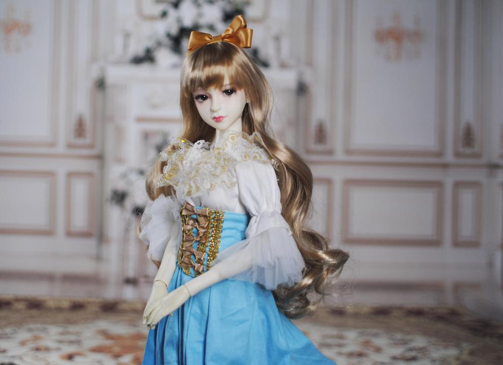 玩具女孩60厘米换装洋娃娃3分心怡doll三分bjd人偶素体裸娃欣薇儿印制