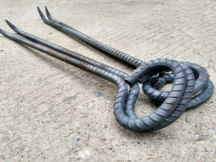 井盖钩子专用物业开井盖工具电力通信勾消防钩子下水道污水盖拉钩Φ16