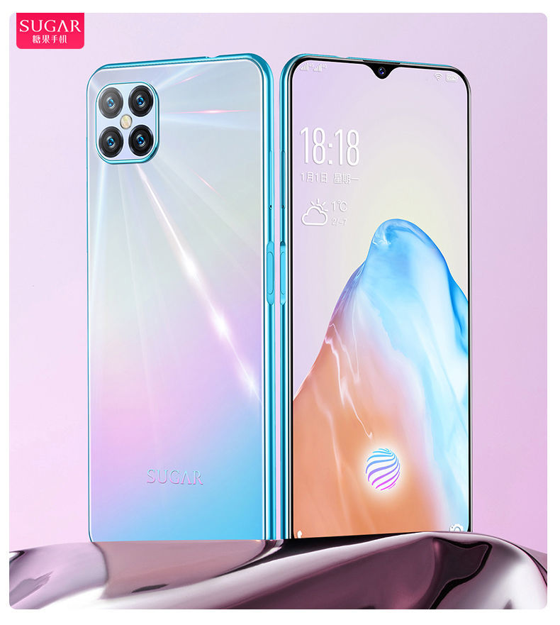 官方自営全新手机适用sugar糖果s12学生百元多核新款人脸指纹智能手机