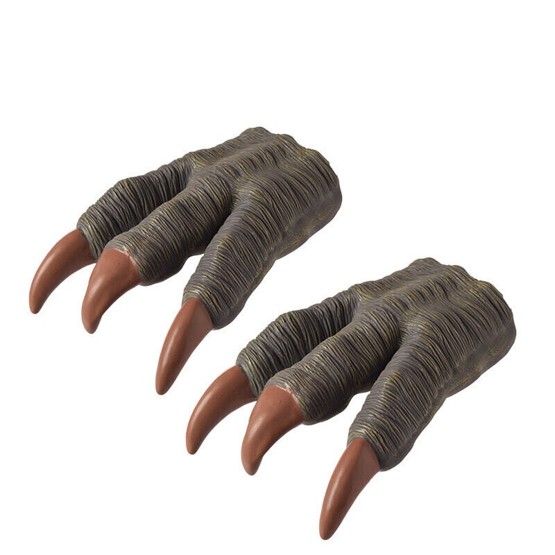 中杰铭 中杰铭恐龙爪子手套玩具软胶塑胶仿动物模型男孩儿童侏罗纪