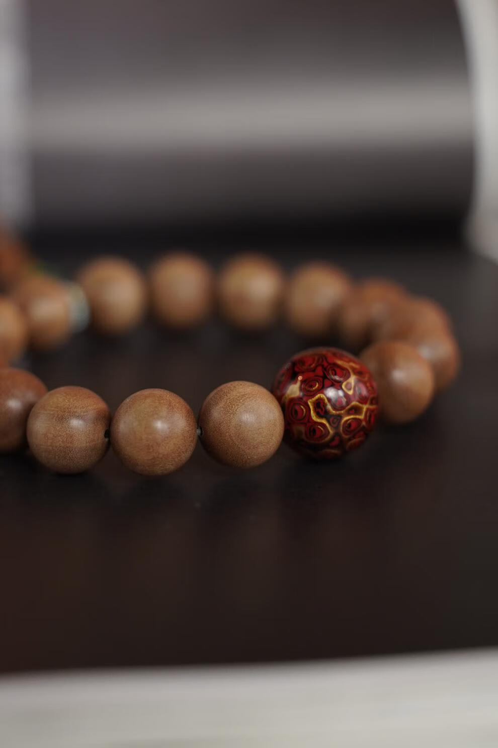 莆匠人 印度老山檀香12mm单圈手串迈索尔正区老料男女款檀香木佛珠