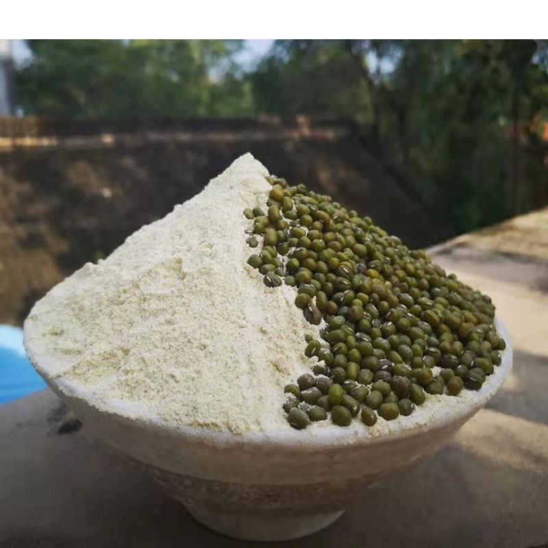 纯绿豆面农家现磨绿豆粉糕煎饼果子粉杂粮面绿豆面荞麦面燕麦面各一斤