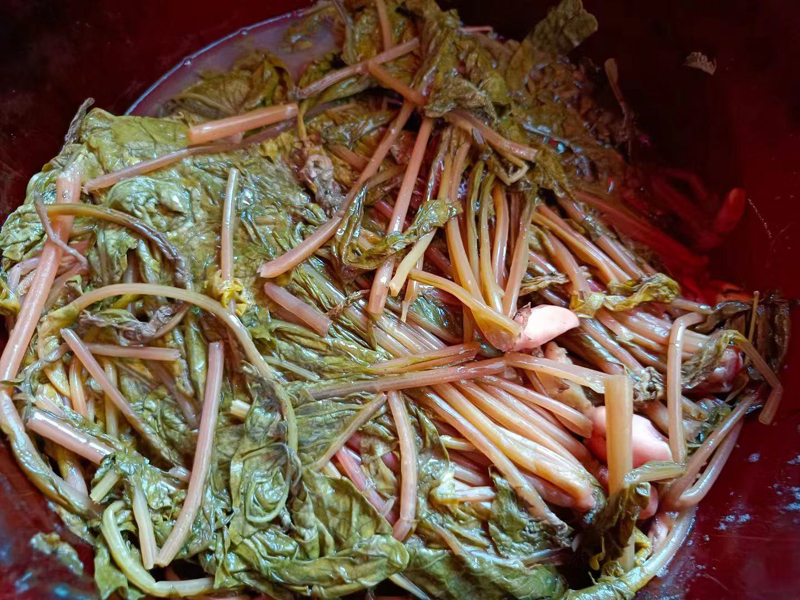 溆浦萝卜酸菜白菜酸下饭菜溆浦特产怀化小吃炒酸菜萝卜叶子菜新鲜豆食