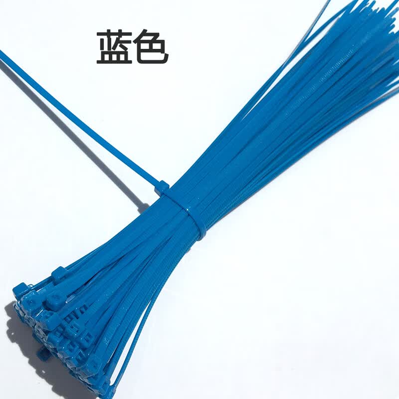 推荐红黄蓝绿橙紫色国标彩色扎带8300宽76mm塑料自锁式彩色尼龙扎带