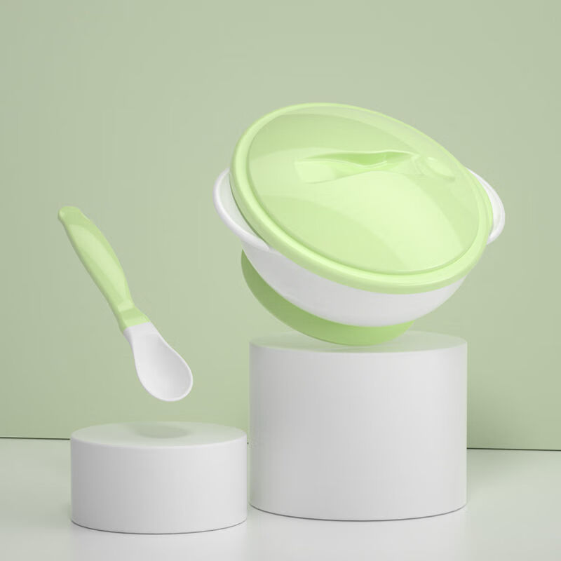 麦肯齐吸盘碗宝宝防摔儿童学吃饭训练餐具婴儿辅食碗小孩子幼儿叉勺