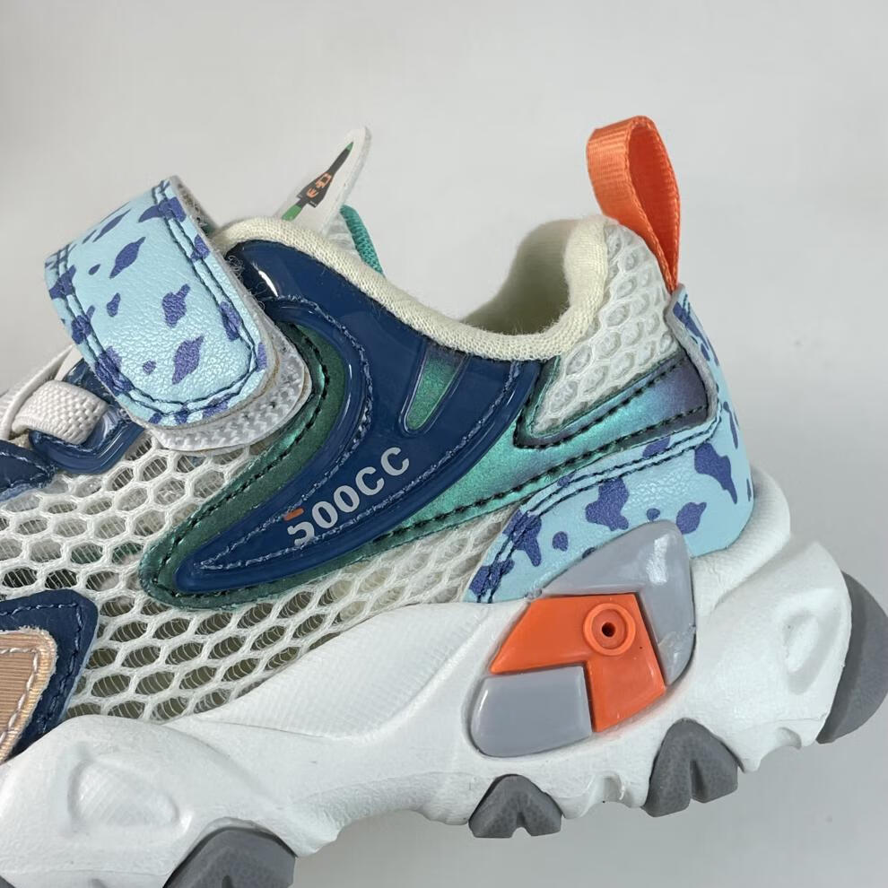 500cc童鞋儿童机能鞋宝宝学步鞋男女婴儿鞋软底透气舒适专柜蓝色