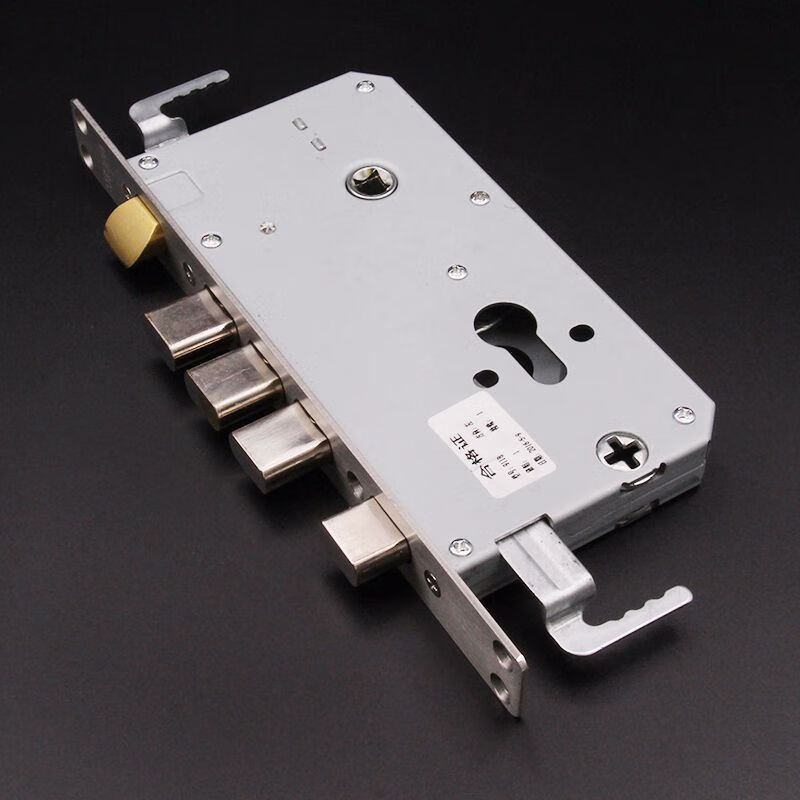 缘梦 步阳忠恒防盗门锁体 双快锁体方舌圆柱锁体 大门锁配件 通用天地