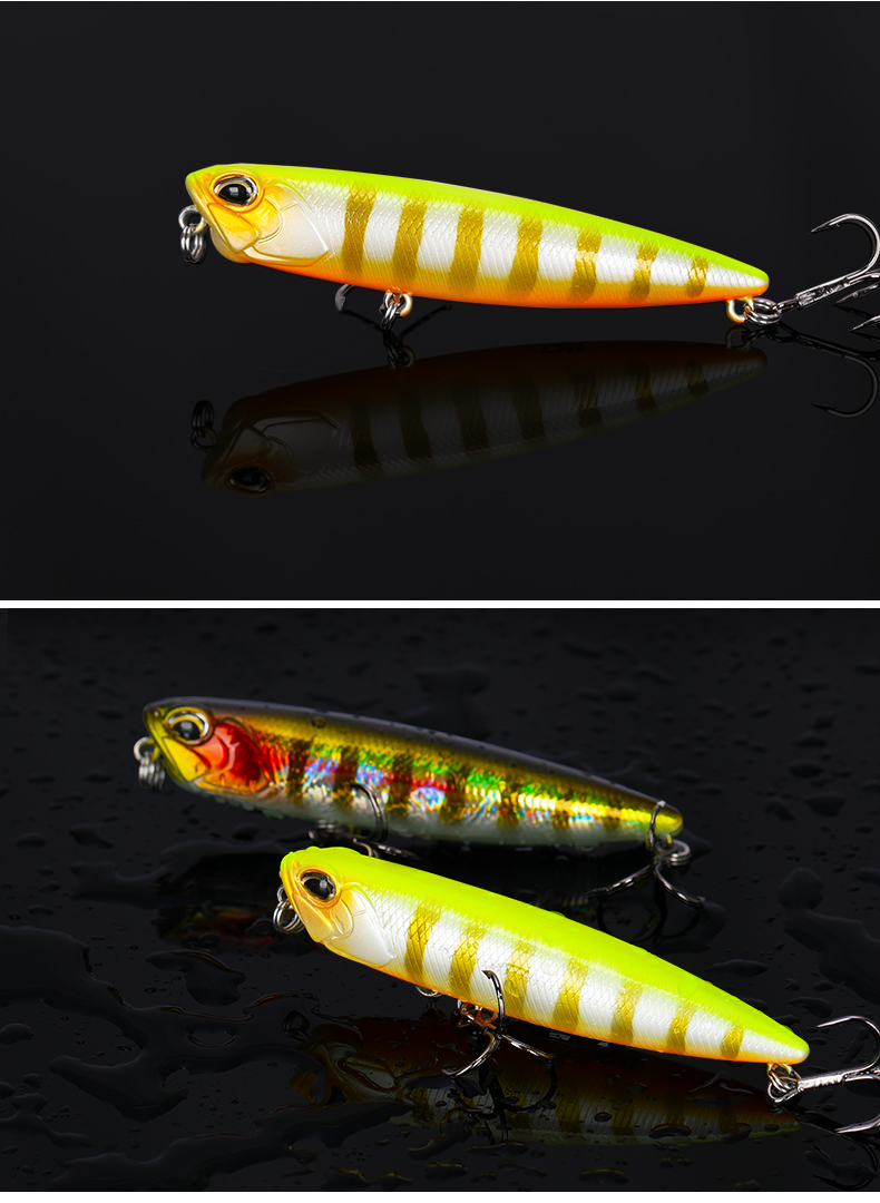 日本进口高端dw59浮水铅笔85mm105g水面系假饵远投之字硬饵路亚饵鱼饵