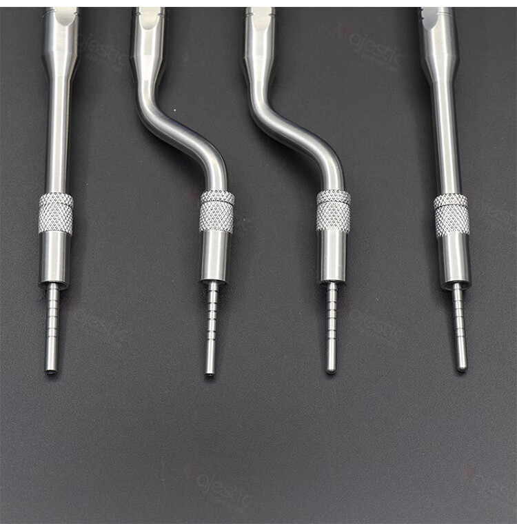 牙科种植上颌窦内提升工具骨挤压器械直弯凸凹头口腔手术辅助材料 直