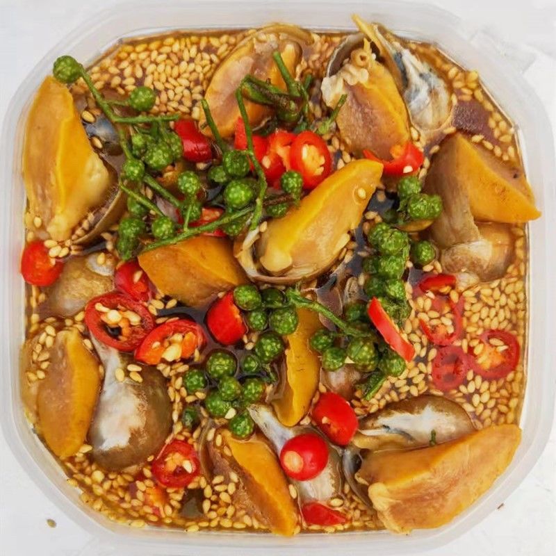 5折蜗牛罐头麻辣鲍鱼螺老婆脚海鲜鲍螺罐头海螺珍珠鲍海锥海蜗牛新鲜