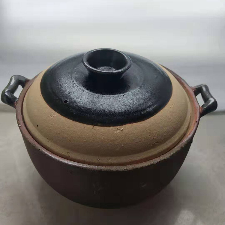 湖北土沙罐老式手工粗土沙锅家用耐高温砂锅瓦罐煨汤沙罐陶罐煲汤湖北