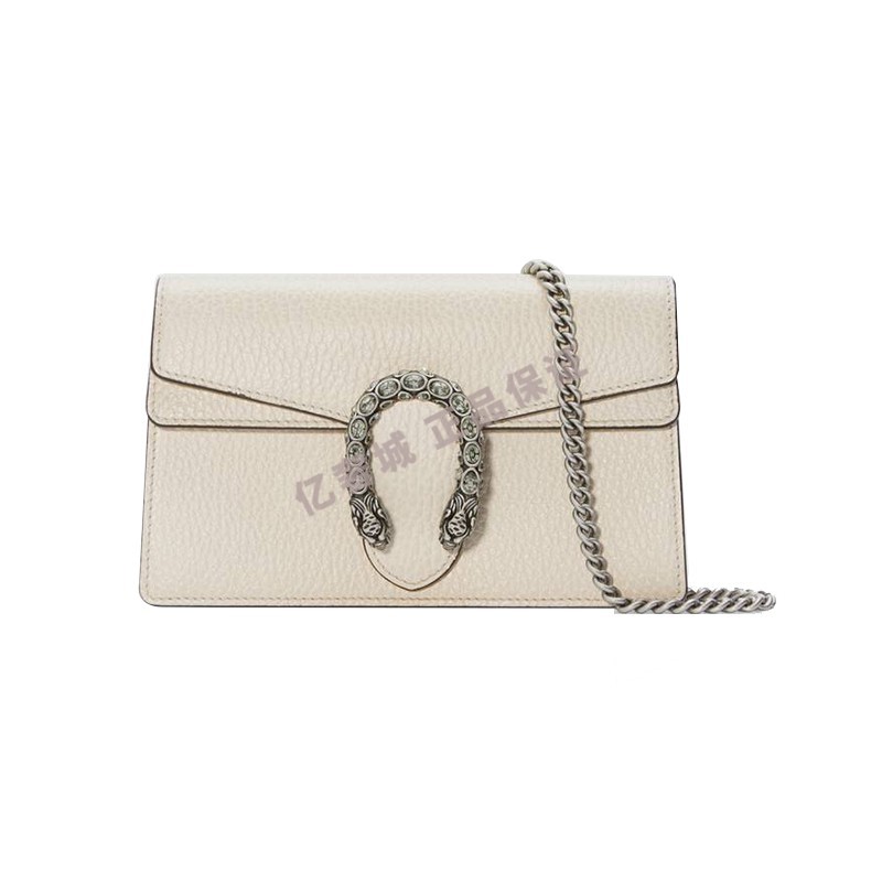 【正品鉴定】gucci古驰古奇女士dionysus系列皮革迷你手袋单肩酒神包