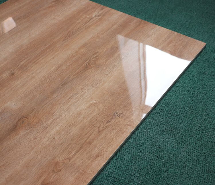 8080地板砖仿实木纹瓷砖800x800客厅抛釉磁砖防滑耐磨地砖玻化砖 胡桃