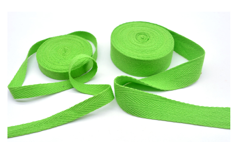 带布料滚边布条彩色布条2cm宽彩色棉布带绳子绑带棉质人字纹织带辅料