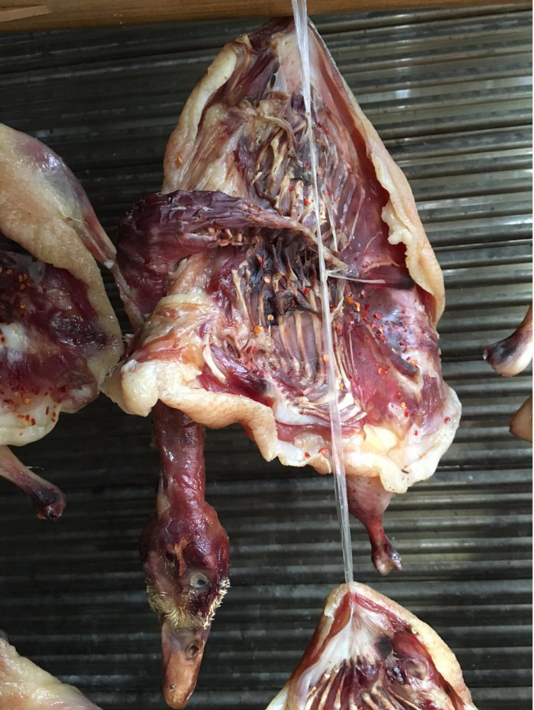 河南信阳罗山特产风干鸡风干鸭农户散养整只年货咸肉腊味自制腊鸭1只