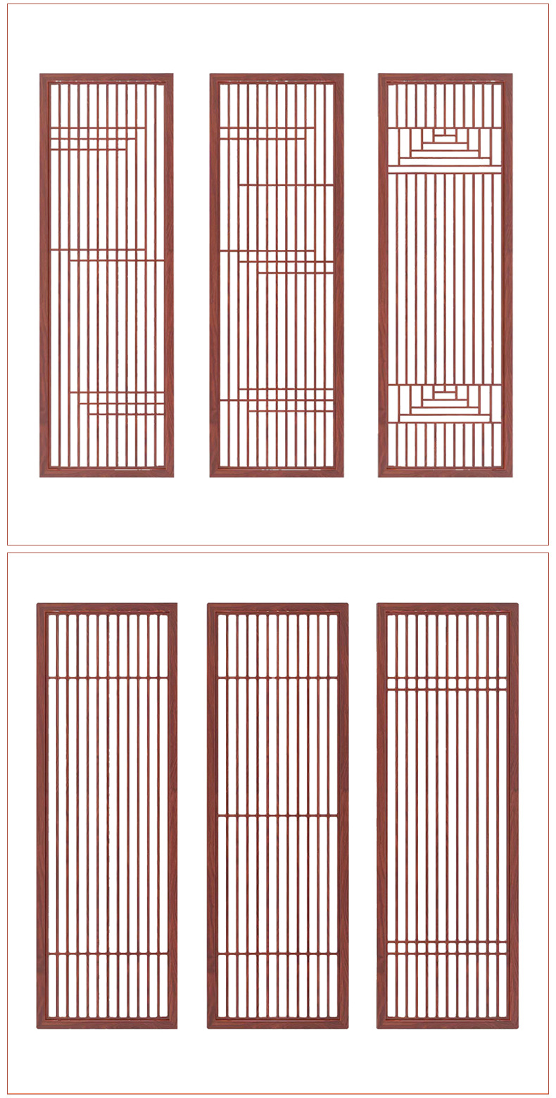 东阳花格隔断新中式仿古门窗花格门窗复古实木雕花门窗新中式门窗wo