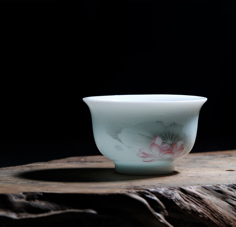 保阳昌南陶瓷手绘粉彩主人杯景德镇瓷器功夫茶具茶杯喝茶小杯子鸡缸杯