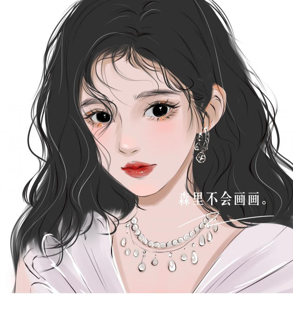 高端微信头像设计手绘头像设计真人照片转漫画人物动漫画画q版微信