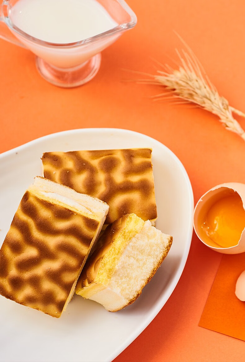 来伊份虎皮蛋糕168g面包网红小面包代餐下午茶零食来一份【图片 价格