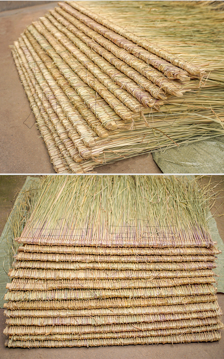 天然茅草片稻草帘子 保温保暖 茅草屋茅草棚 屋顶装饰帘 山庄农庄复古