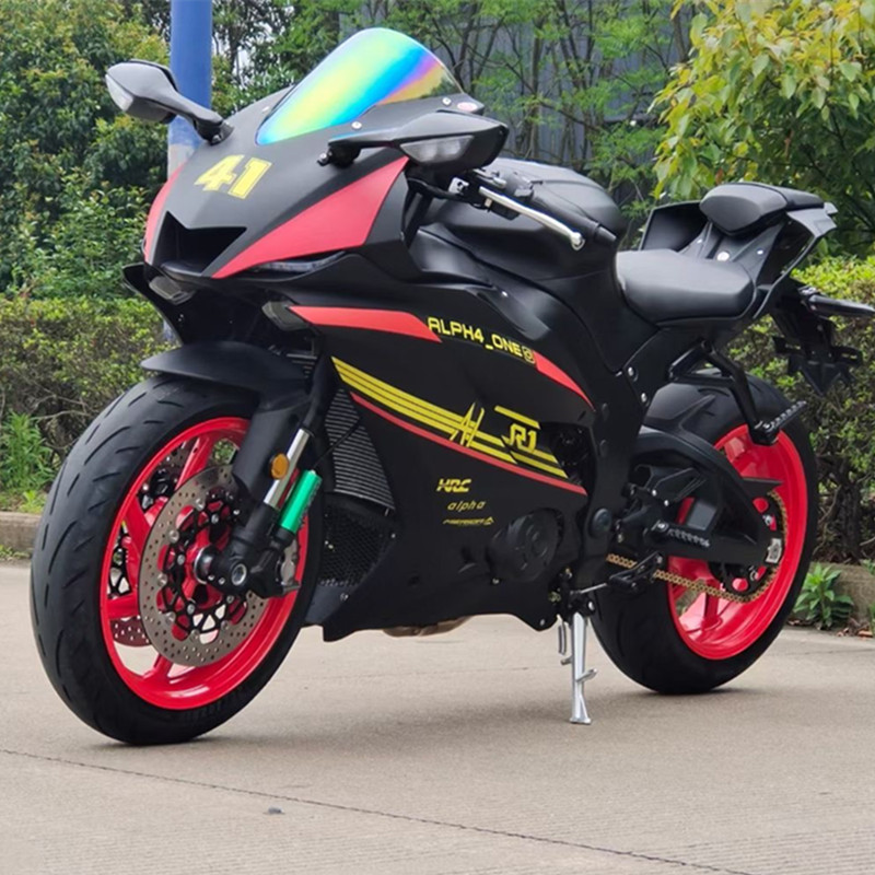 华鹰500大牛摩托车跑车国产r6公路趴赛重型机车双缸水冷车可上牌华鹰