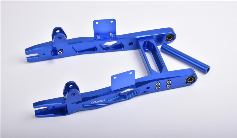 小牛电动车后平叉改装ubuqi铝合金cnc电摩通用配件小龟战速平叉黑色配