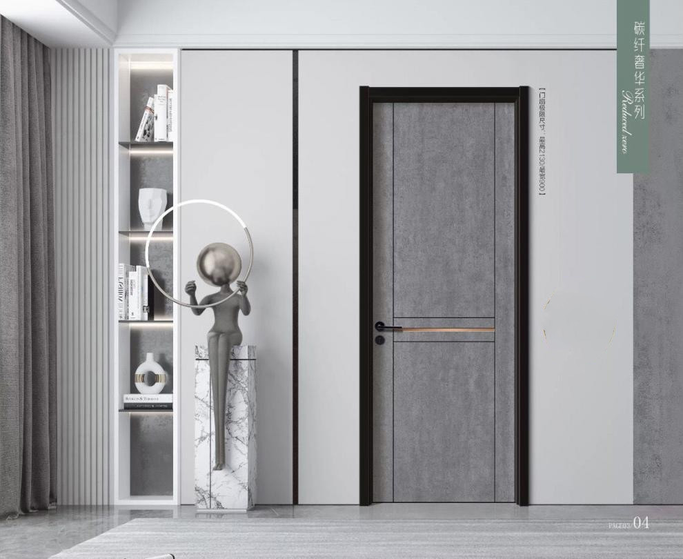 木门室内门实木复合烤漆门套装门免漆门生态门碳纤防潮木门碳晶门木门