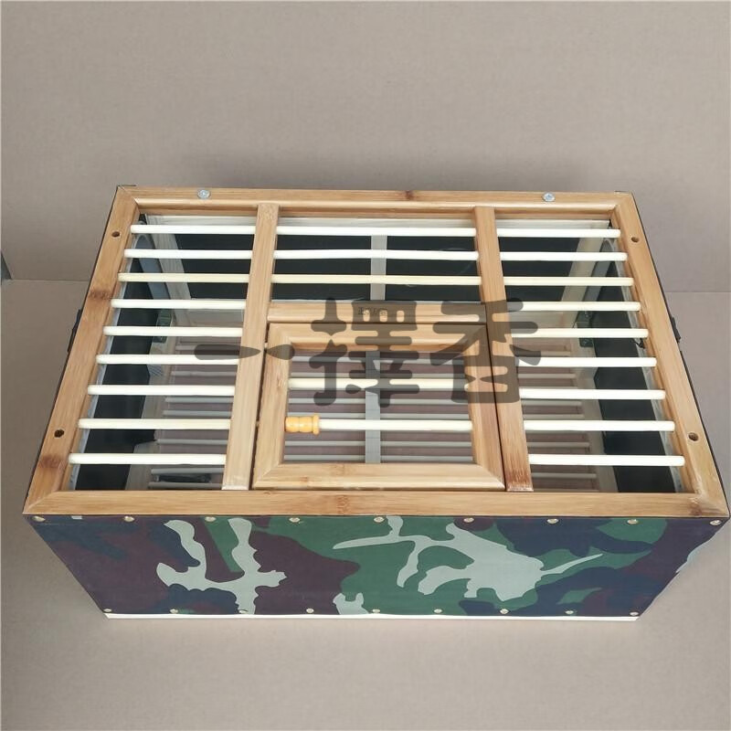 鸽子放飞笼比赛笼训放笼折叠鸽子笼木制赛鸽笼信鸽用品鸽具手提笼80