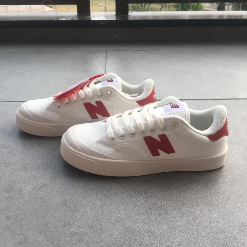 新百伦官网帆布鞋男鞋nb板鞋情侣学生休闲鞋女鞋帆布黑白35