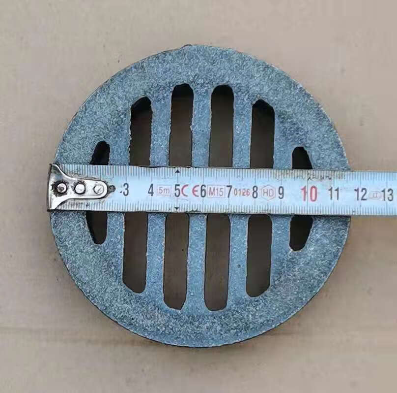 铸铁内插式简易地漏养殖地漏pvc110管承插承重地漏桥梁泄水管篦子160
