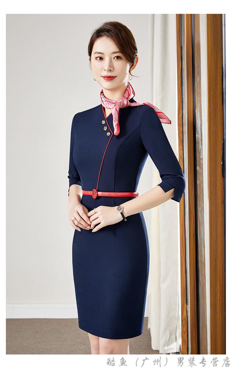 海航空姐制服海航空姐制服职业夏季售楼处工装女客服珠宝店工作服秋