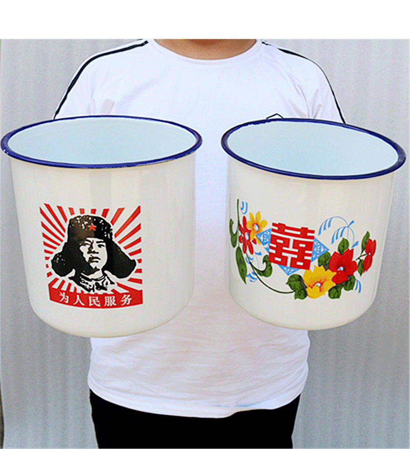 搪瓷缸子茶缸子搪瓷复古经典泡面加厚茶缸子特大号茶缸超大搪瓷缸怀旧