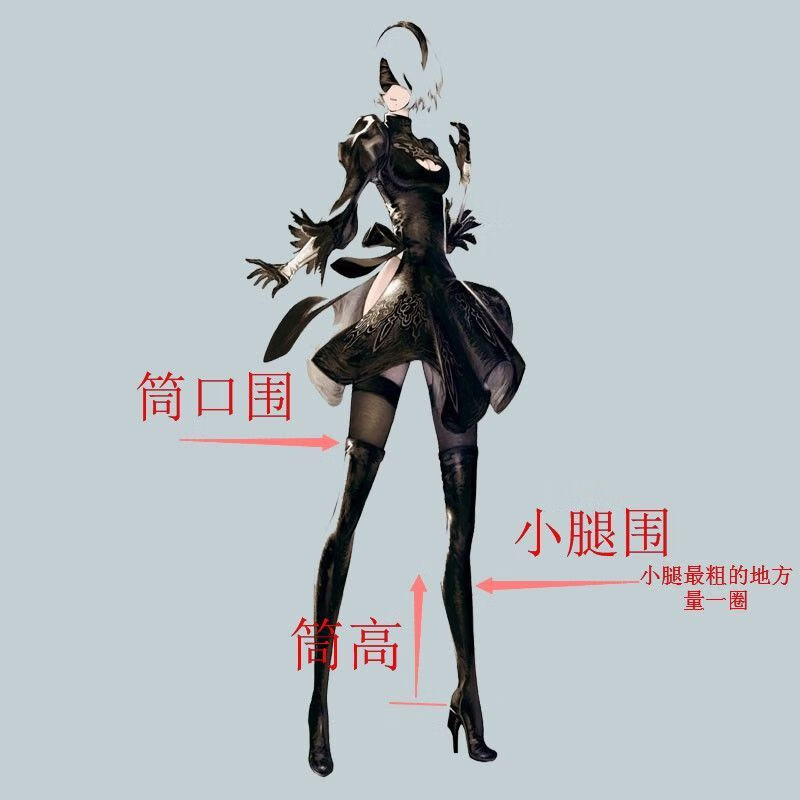 景霸 原神cos刻晴璃月七星鞋子cosplay配件高跟鞋cosplay鞋 39码 款一