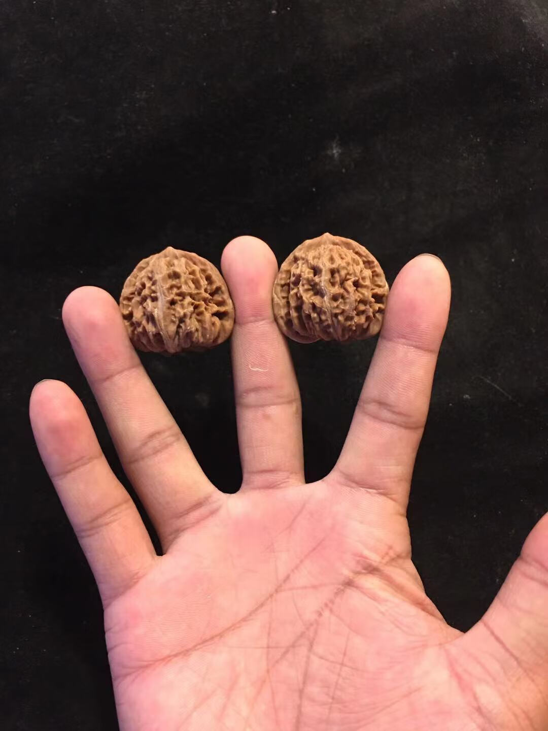 琅麦野生小众小手捻文玩核桃四座楼磨盘蛤蟆头水龙纹宫灯白狮子头鸡心