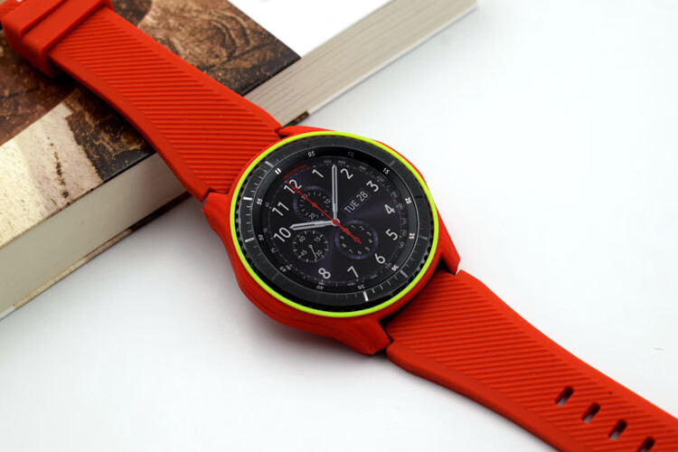 三星gears3galaxywatch46mm硅胶保护壳sport防摔电镀tpu手表套gears3
