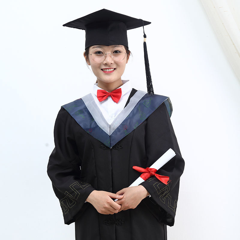 舒嘎毕业礼学位服大学生男女学院风文科工科理科农科学士服学士文科
