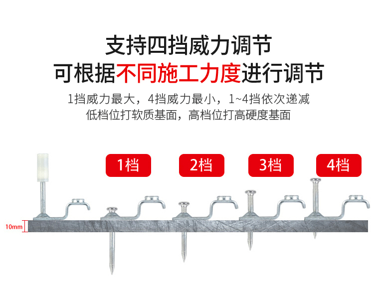 圣帝欧吊顶神器 圣帝欧吊顶神器炮钉枪消音王一体射钉打水泥钢钉专用