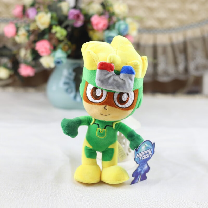 开心超人公仔 开心超人联盟毛绒玩具公仔甜心花心小心超人布娃娃儿童