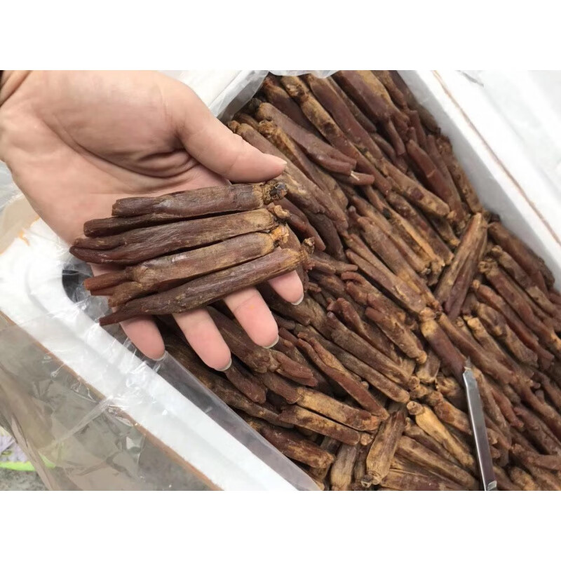 吉林集安边条参500克6年根30支长白山高丽参红参整枝园参人参伊梵麦